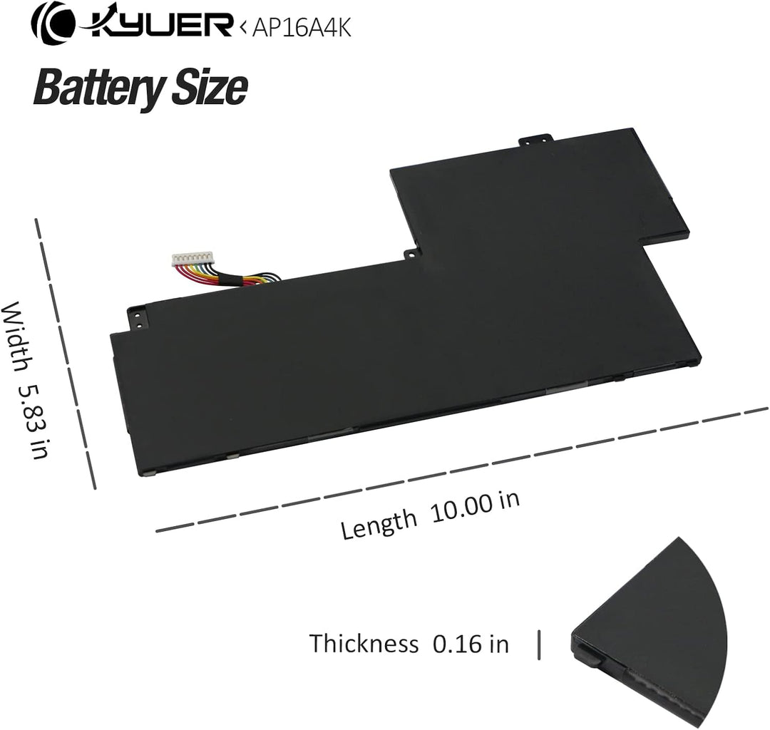 AP16A4K Laptop Akku für Acer Swift 1 SF113-31 Aspire One Cloudbook 11 AO1-132 AO1-132-C5MV AO1-132-C