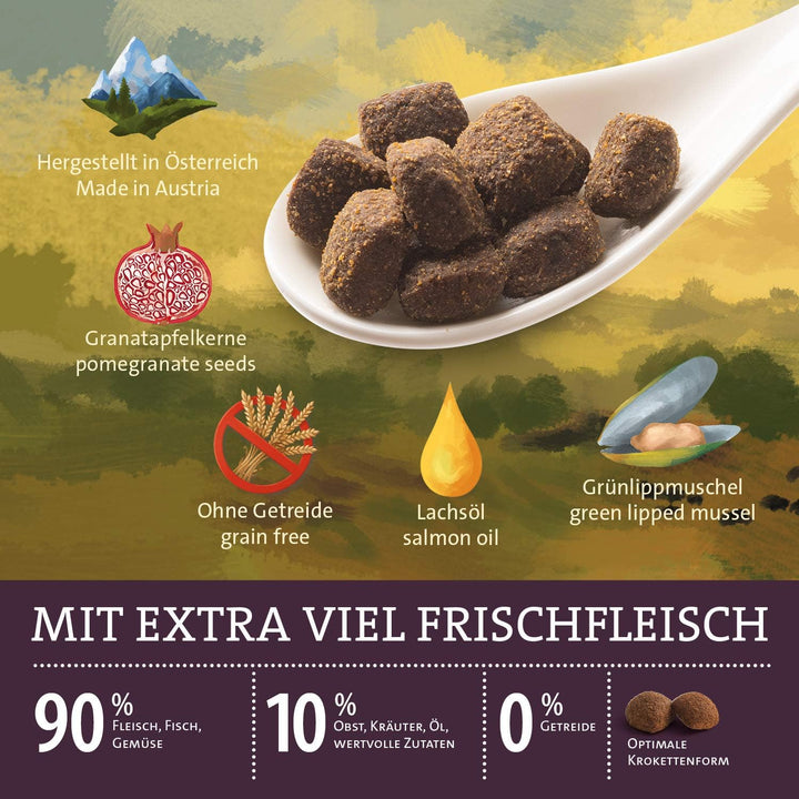 GranataPet Natural Taste Wild &amp; Büffel, 4 kg, Trockenfutter für Hunde, Hundefutter ohne Getreide &amp; o