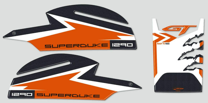labelbike - Tank- und SEITENSÄTZE 3D-Aufkleber Motorrad kompatibel mit KTM 1290 SUPER Duke GT