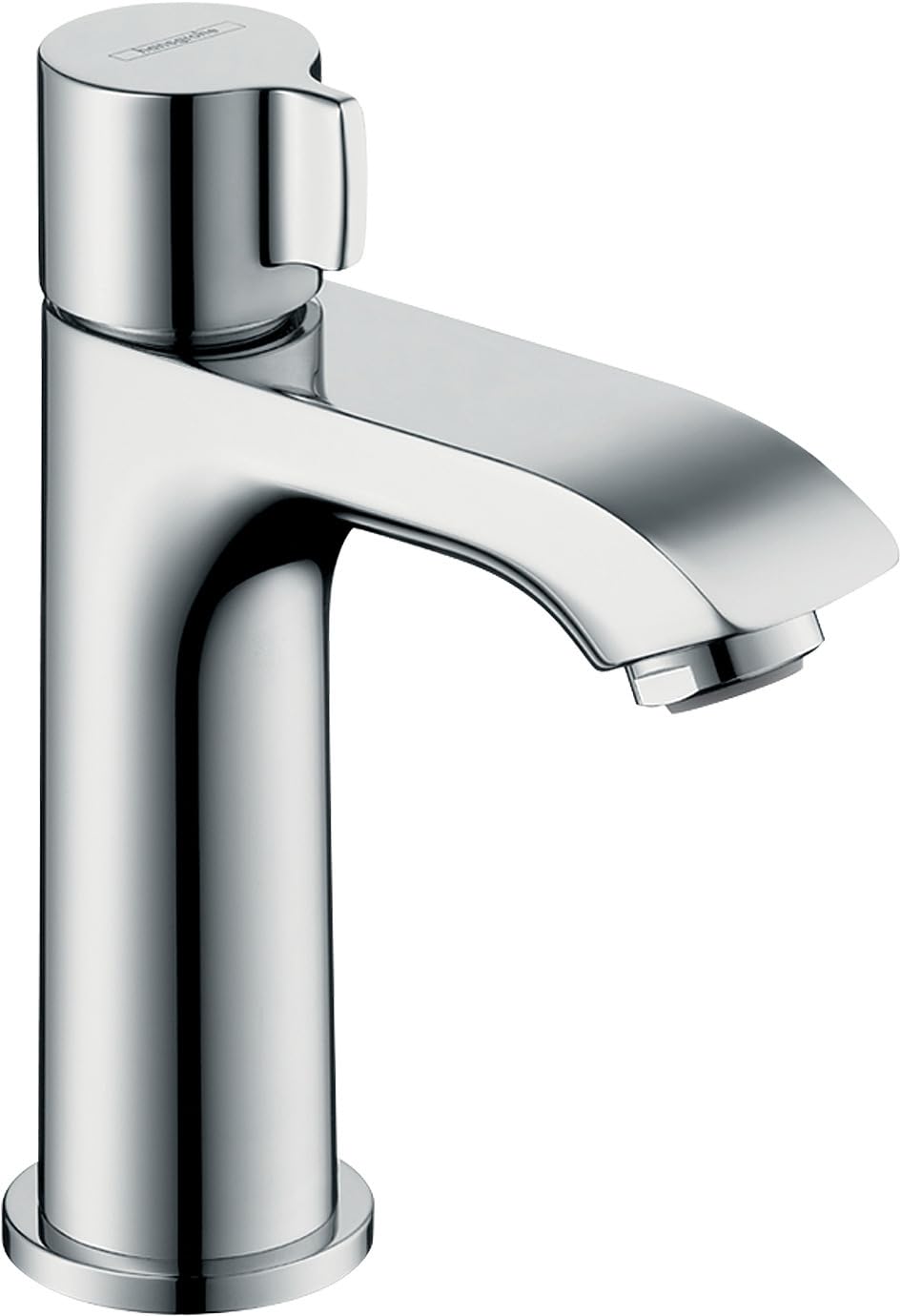 hansgrohe Metris Standventil, Auslauf Höhe 100mm, für Kaltwasser, ohne Ablaufgarnitur, Chrom Chrom A