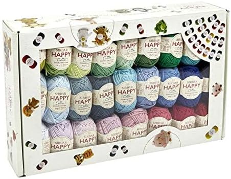 DMC Happy Chenille Velvet Thread 15g farbig sortiert - 25 Stück