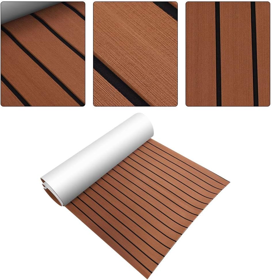 Auto-EVA-Schaumstoff-Kunstteak-Bodenbelag, SE-Klebestoff, Teak-Bodenbelag, Marine-Bodenbelag, Teppic