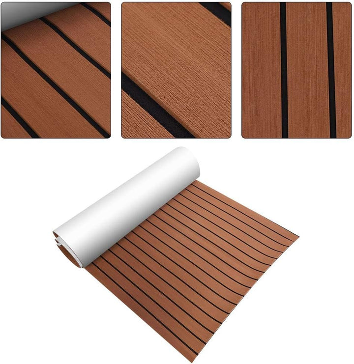 Auto-EVA-Schaumstoff-Kunstteak-Bodenbelag, SE-Klebestoff, Teak-Bodenbelag, Marine-Bodenbelag, Teppic