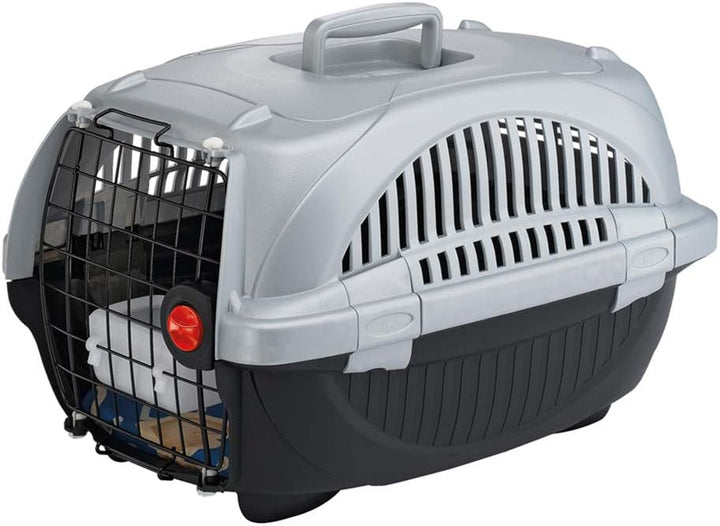 Ferplast Transportbox für Haustiere Hundebox für kleine Hunde und Katzen Atlas Deluxe 10, Transportb