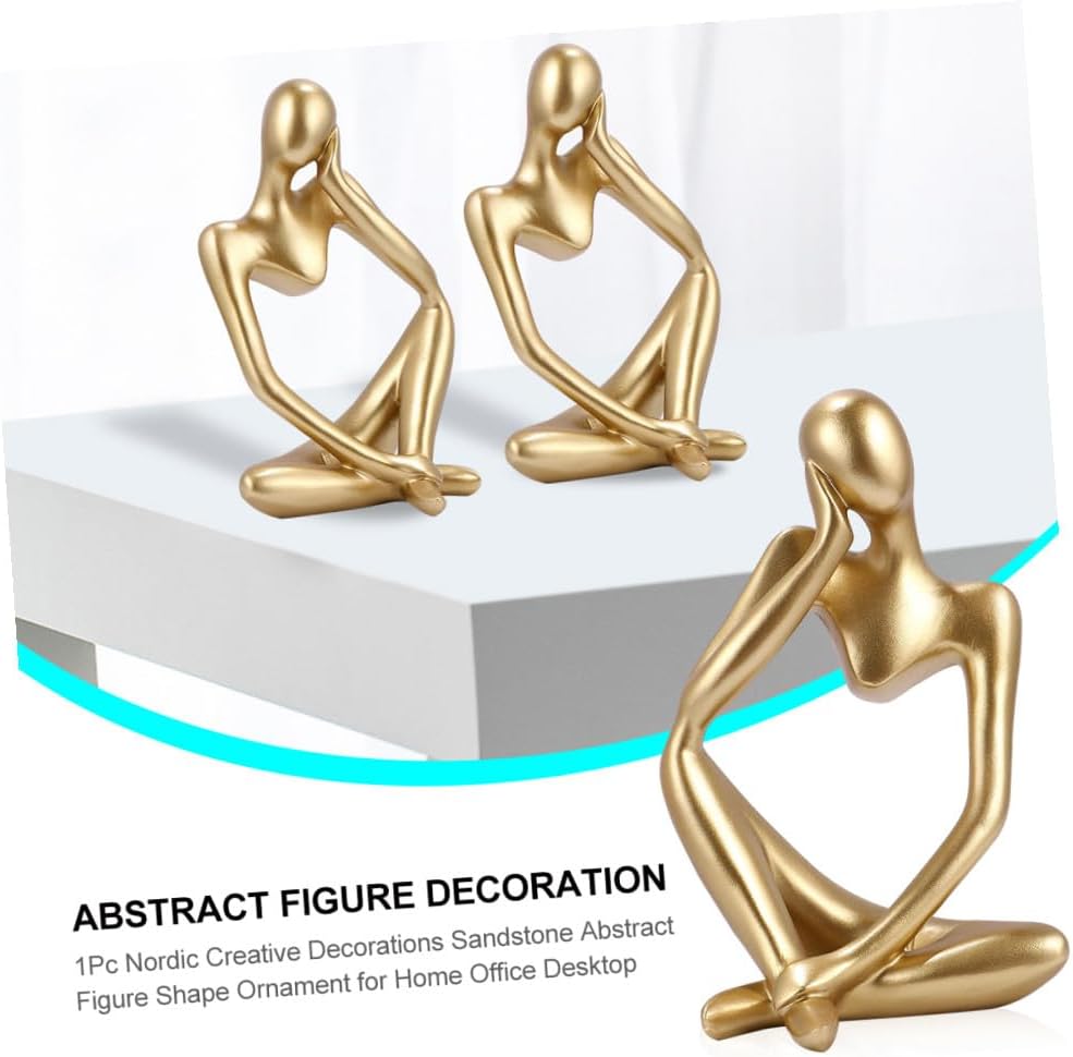 BESPORTBLE 1stk Abstrakte Figurenornamente Tischdekoration Mini-actionfiguren Kunstharz Skulptur Orn