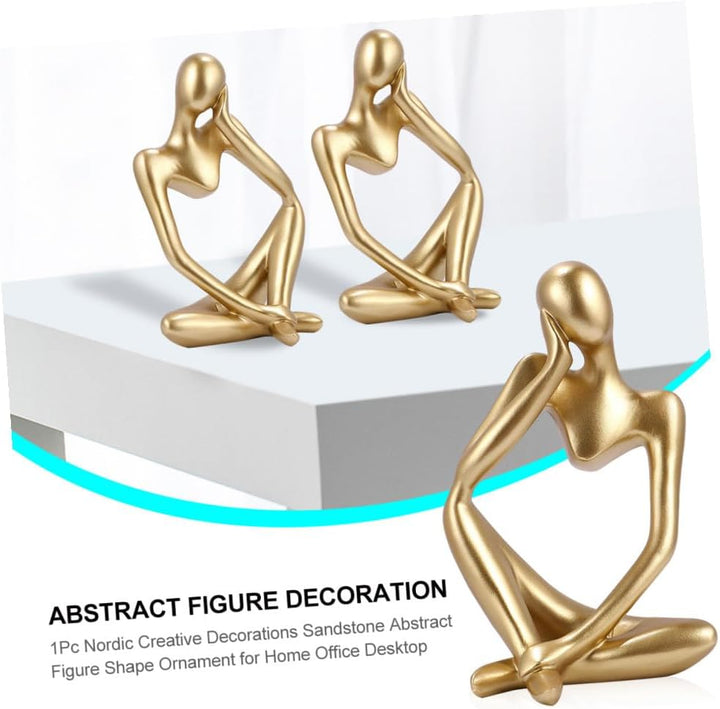 BESPORTBLE 1stk Abstrakte Figurenornamente Tischdekoration Mini-actionfiguren Kunstharz Skulptur Orn
