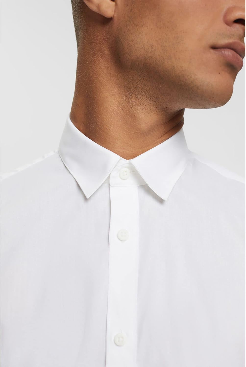 ESPRIT Herren Hemd XL 100/White, XL 100/White
