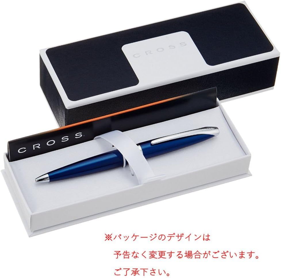 Cross ATX Kugelschreiber (Drehmechanik, Strichstärke M, Schreibfarbe schwarz, inkl. Geschenkbox) bla