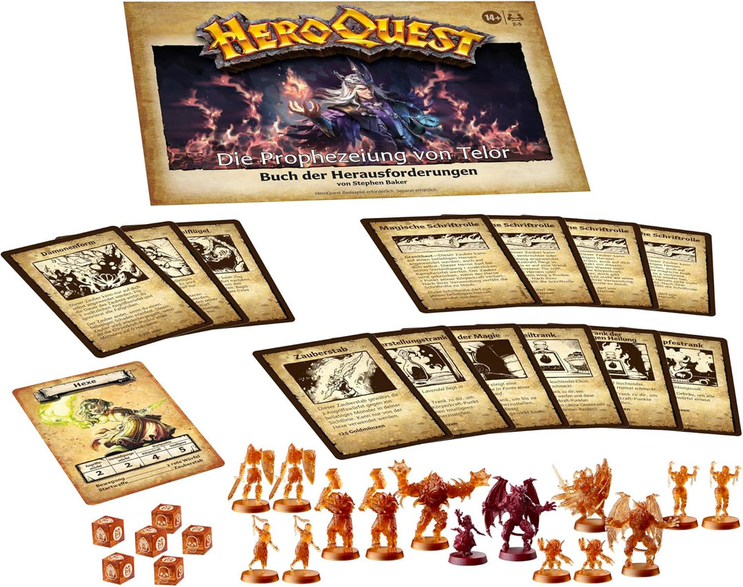 HeroQuest Die Prophezeiung von Telor Abenteuerpack, HeroQuest Basisspiel erforderlich, White, 178.00