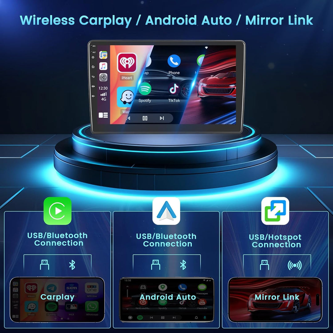 2+64GB Android Autoradio für Peugeot 3008 5008 2009-2016 Wireless Carplay Android Auto, 9'' IPS Touc