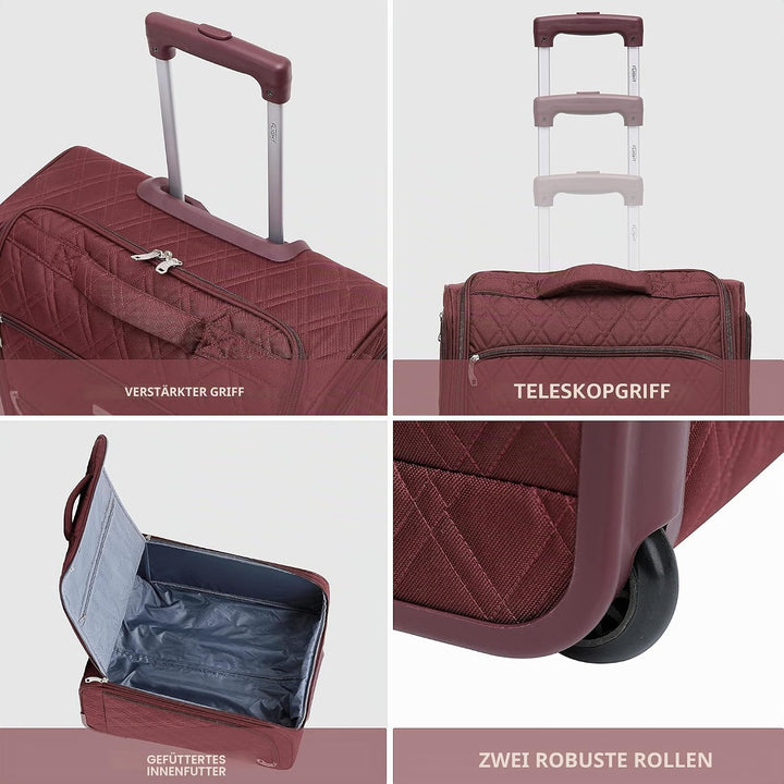 Flight Knight 56x45x25cm easyJet & British Airways Large Carry On Approved & Tested Maximum Size Han