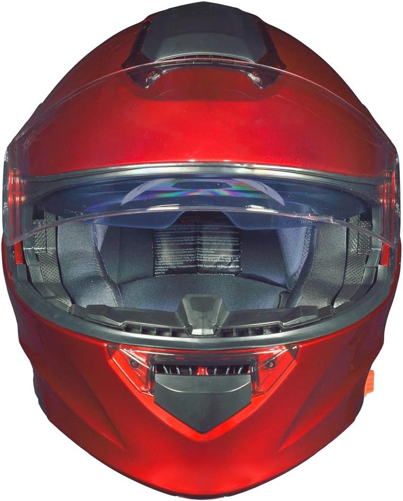 RS-983 Bluetooth Klapphelm Motorradhelm Conzept Motorrad Modular Helm rueger Rot XS (53-54), Rot XS