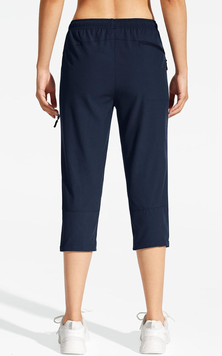MOCOLY Damen Wanderhose Cargohose Wasserdicht Elastische Outdoorhose Cargo Jogginghose Trekkinghose