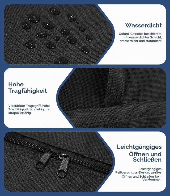 120L Grosse Aufbewahrungstasche 4 Stück, 600D Oxford Umzugstaschen, Wasserdichte Grosse Reisetasche