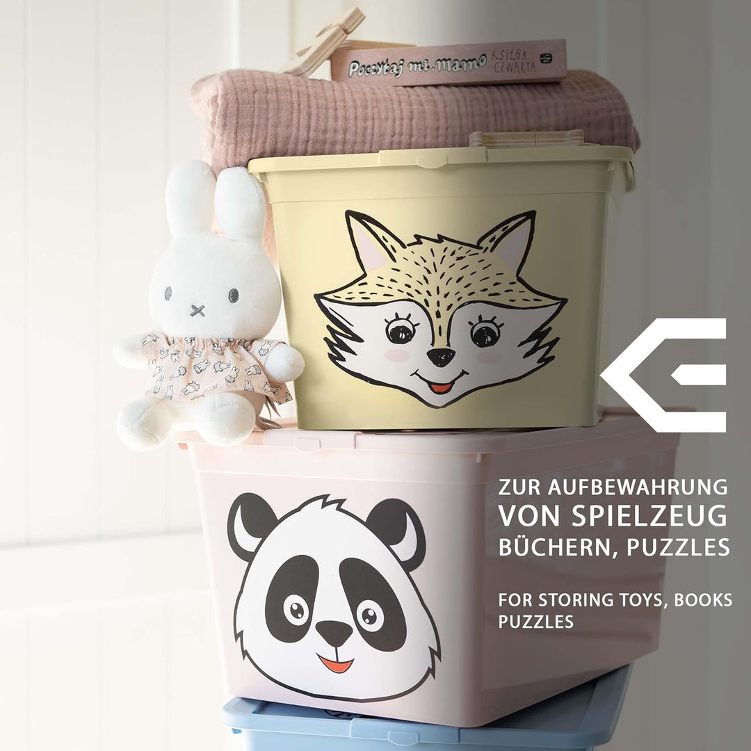 Aufbewahrungsbox Für Kinder Kunststoffbehälter Spielzeugbehälter Spielzeugkiste Kinderzimmer Kinderb