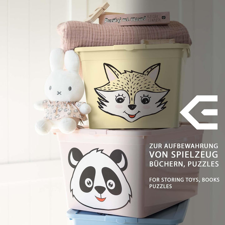 Aufbewahrungsbox Für Kinder Kunststoffbehälter Spielzeugbehälter Spielzeugkiste Kinderzimmer Kinderb
