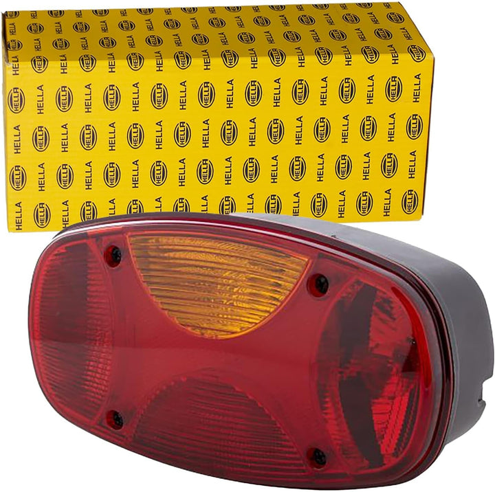 HELLA - Heckleuchte - Cargoluna - Glühlampe - 12V - Anbau/geschraubt - Lichtscheibenfarbe: mehrfarbi