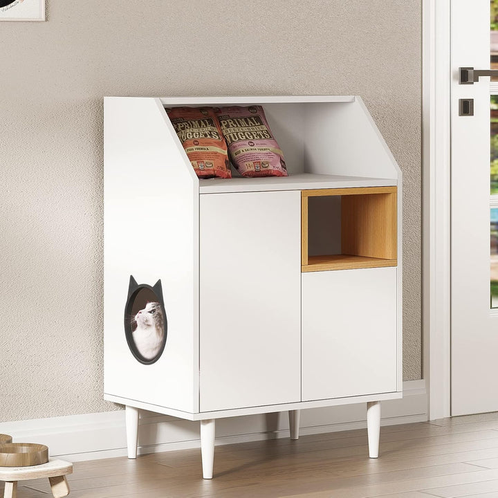 SogesHome Konsolentisch Konsolenschrank Beistellschrank Sideboards Kommode als Katzenhaus Katzenhöhl