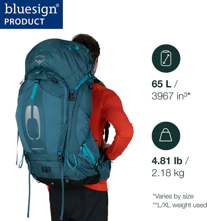 Osprey Herren Atmos AG 65 Liter Rucksack Einheitsgrösse, Einheitsgrösse