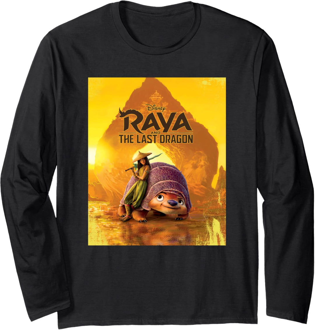 Disney Raya and the Last Dragon Tuk Tuk Movie Poster Langarmshirt
