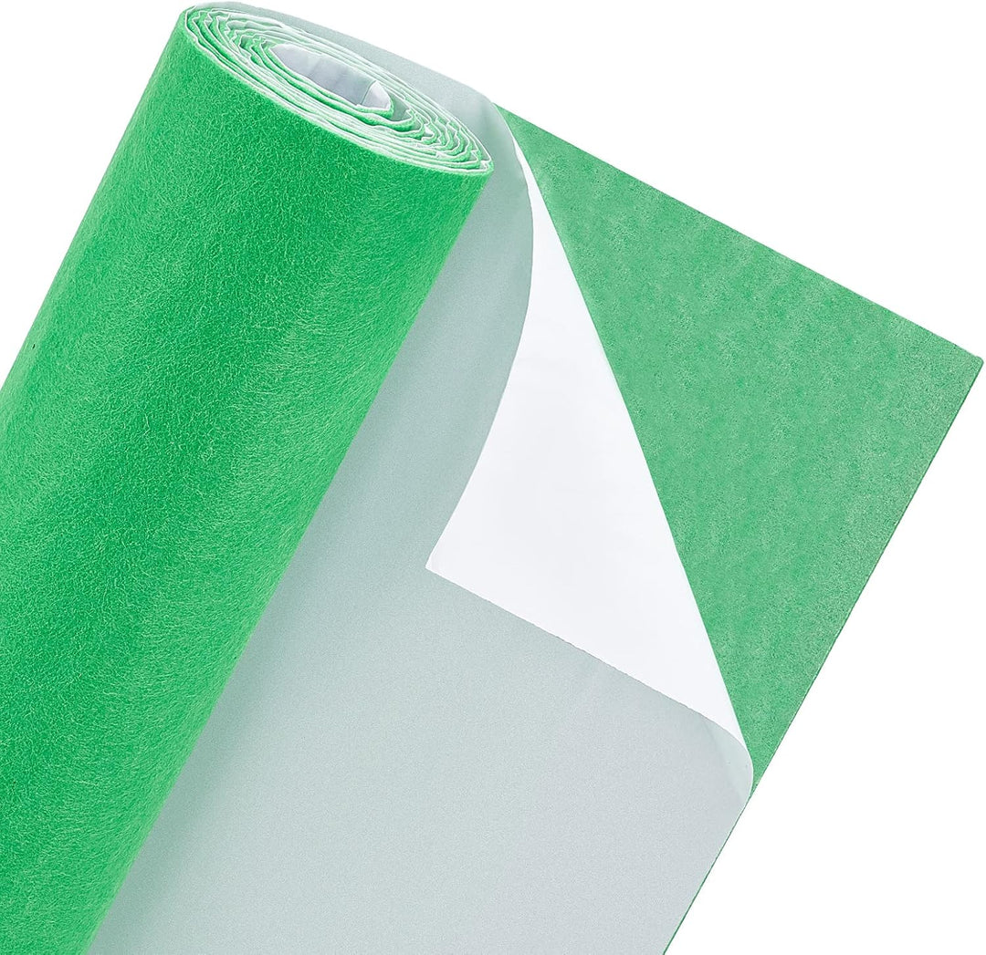 BENECREAT 40cmx2m Selbstklebender Stick Filz Grüner Selbstklebender Filzregal Für Box Liner, Bilderr