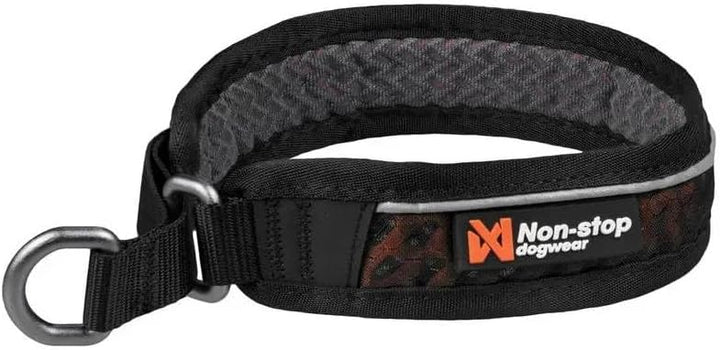 Non-stop dogwear Rock Collar 3.0 orange |157| Halsband mit Zugstopp- Das Bequeme, Grösse:60, 60