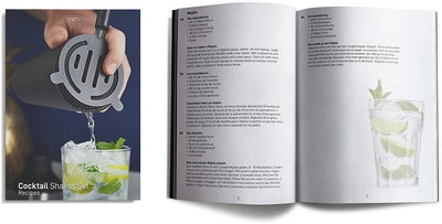 Mikamax - Cocktail Shaker Set - Cocktail Shaker - Cocktail Maker - Cocktailset - inkl. Rezeptbuch -