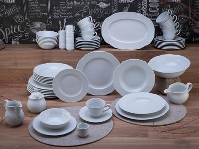 CreaTable, 16072, Serie Arianne,Kombiservice 61 tlg, 59 x 40 x 32 cm