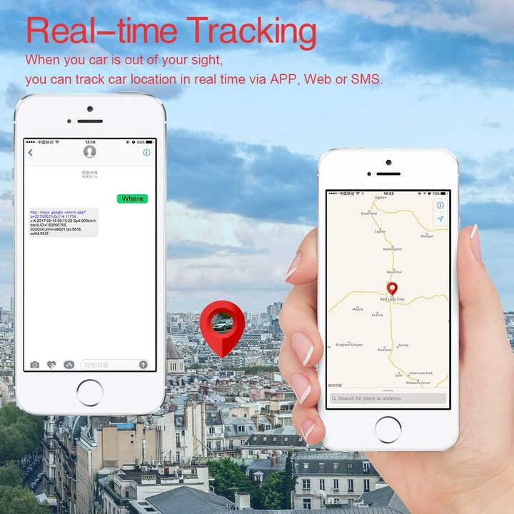 Mini Tracker GPS-Tracker Mini Ohne ABO mit Starker Magnet, GPS Sender Auto, Kinder, Hund, Katze, Fah