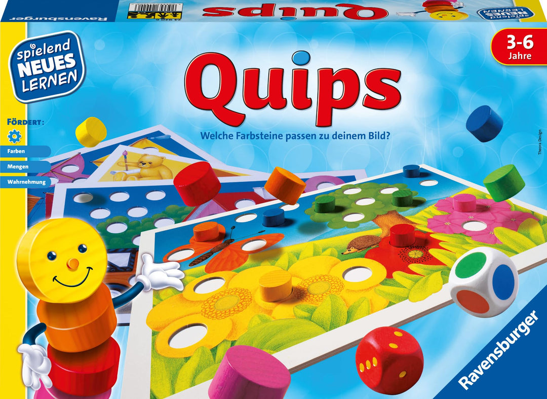 Ravensburger 24920 - Quips - Spielen und Lernen für Kinder, Lernspiel für Kinder von 3-6 Jahren, Spi