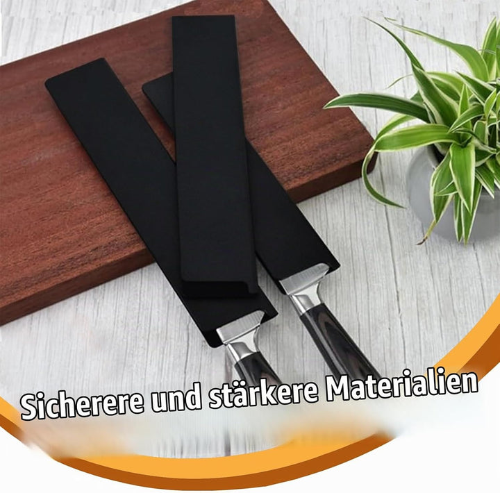 Rierousy 10 Stück Hochwertige Messer messerschutzhülle, Qualität messerscheid, klingenschutz mit Sam