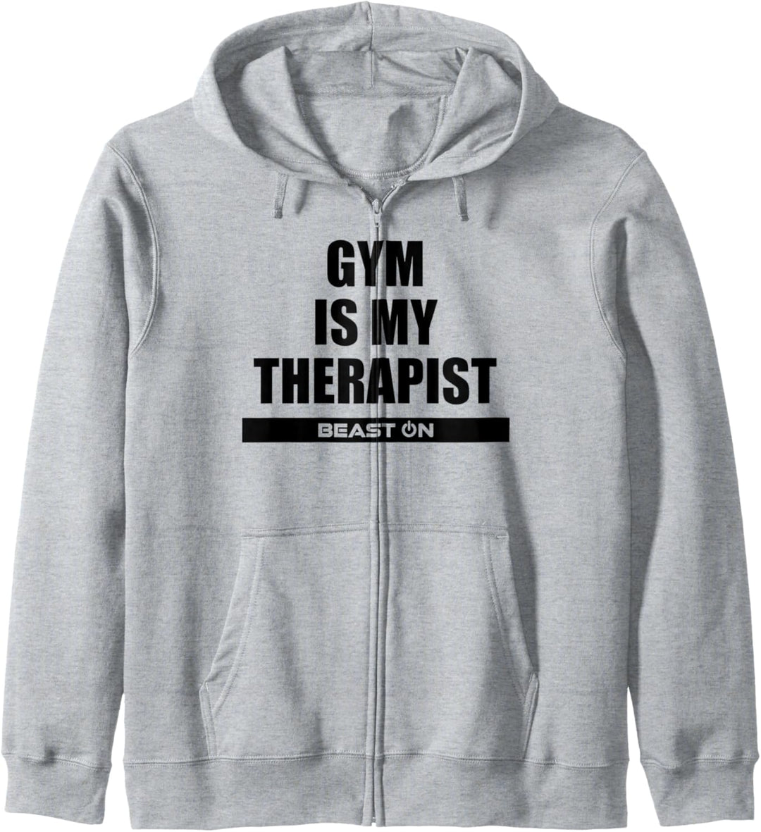 Gym is my Therapist Fitness Training Gym Motivation Sprüche Kapuzenjacke