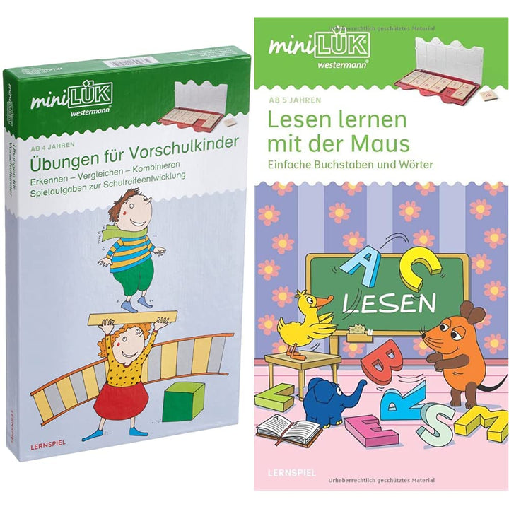 miniLÜK-Sets: miniLÜK-Set: Kindergarten/Vorschule &amp; miniLÜK-Übungshefte: miniLÜK: Vorschule/1.Klasse