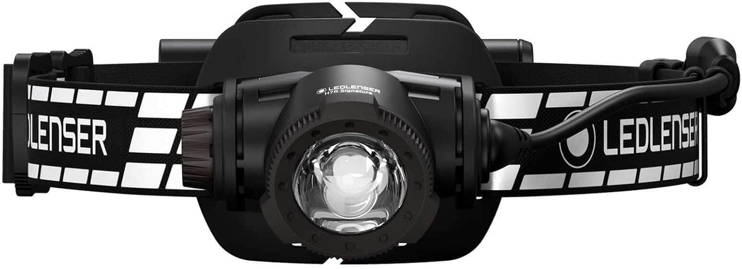 Ledlenser H7R Signature Premium Stirnlampe LED, aufladbar, wasserdicht IP67, 1200 Lumen, fokussierba
