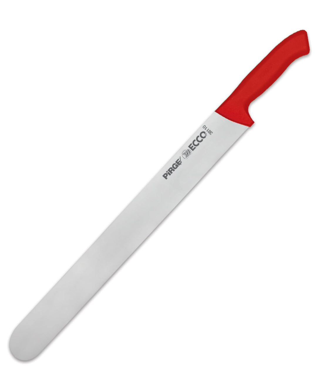 Pirge Ecco Dönermesser 45 cm Rot - Aufschnittmesser - Schärfstes Döner Langmesser - Schneidemesser -