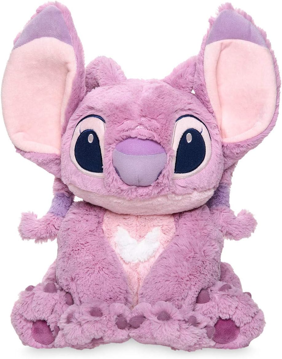 Official Disney Lilo & Stitch 33cm Medium Pink Angel Soft Plush Toy