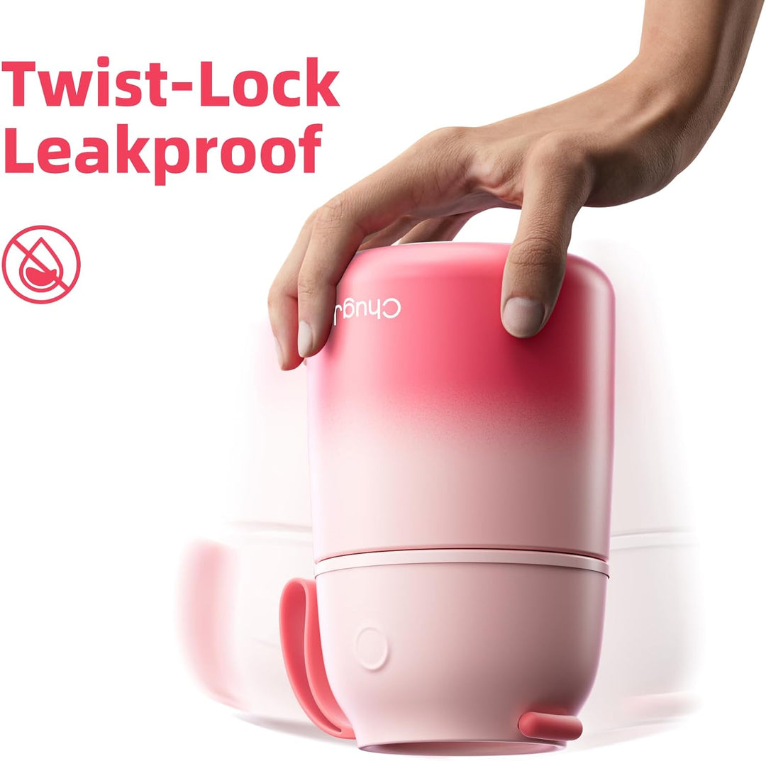 Thermobehälter für Essen 530ml, Edelstahl Thermobecher für Essen Warmhaltebehälter mit Löffel, Ausla