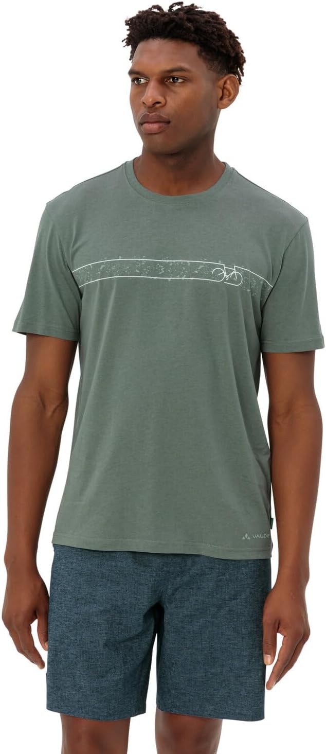 VAUDE Herren Men's Cyclist T-Shirt V T-Shirt S Agave, S Agave