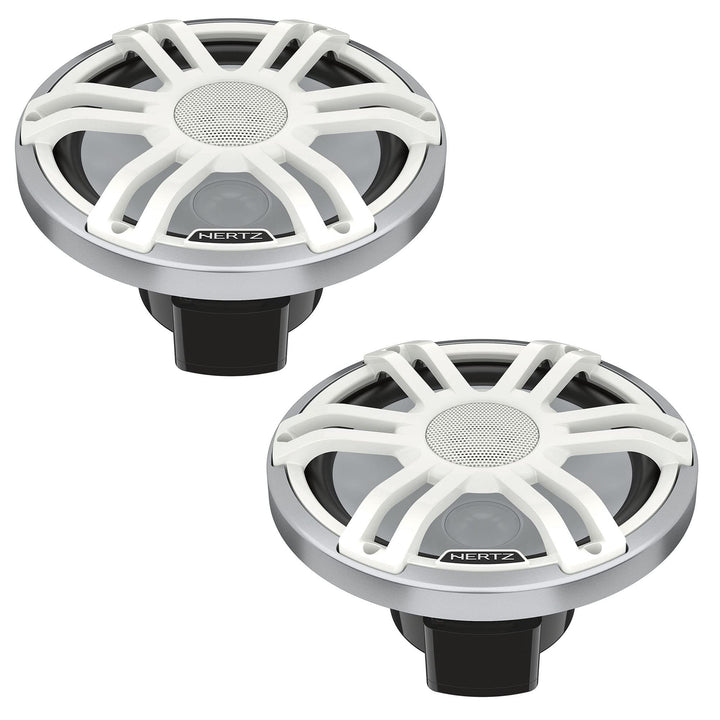 Hertz HMX 8 S-LD-SW - 20 cm 2-Wege-Lautsprecher mit 200 Watt (RMS: 100 Watt) - weiss
