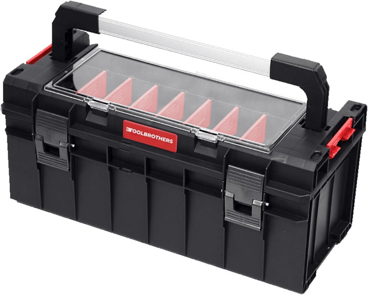 Toolbrothers RHINO Slim Werkzeugkoffer ECO Handling+ Long Edition 22 l IP54 + Werkzeugschale, Handli