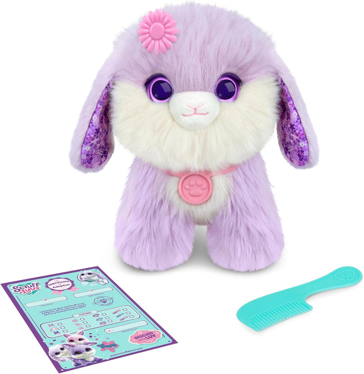 ScruffaLuvs Häschen-Scruffs, Überraschungsplüschtier, 14 cm, Häschen-Scruff mit magischer Enthüllung