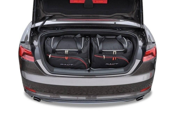 KJUST DEDIZIERTE KOFFERRAUMTASCHEN 4 STK KOMPATIBEL MIT Audi A5 Cabrio B9 2017