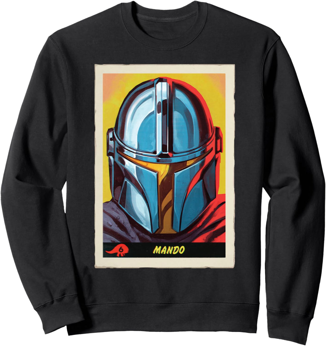 Star Wars The Mandalorian Mando Trading Card Sweatshirt