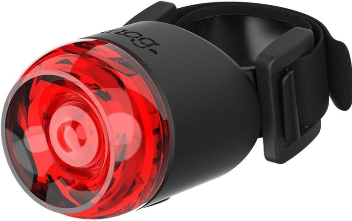 Knog Plug Fahrradlampe, LED-Rücklicht StVZO, schwarz (10 Lumen)