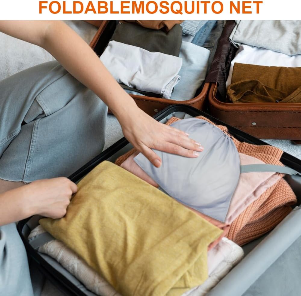 Moskitonetz Pop Up, Faltbares Moskitonetz, 200 x 80 x 56 cm MoskitonetzReise Pop Up, Tragbares Campi