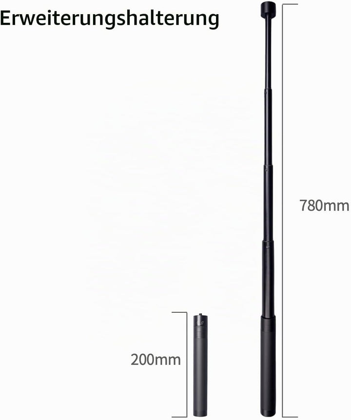 OBSBOT Ausziehbares Stativ für Tiny 2/Tiny 4K/1080P Webcam - Leichter, stabiler, faltbarer Ständer f