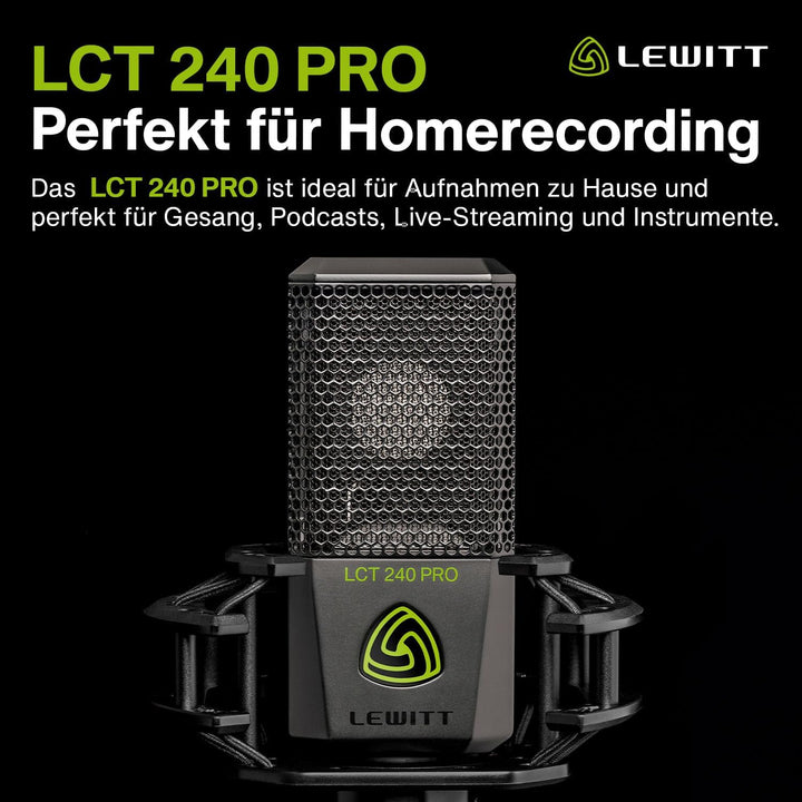 LCT 240 PRO Vocal Set - XLR-Kondensatormikrofon für Gesang, Instrumente, Podcasting & Streaming - pr