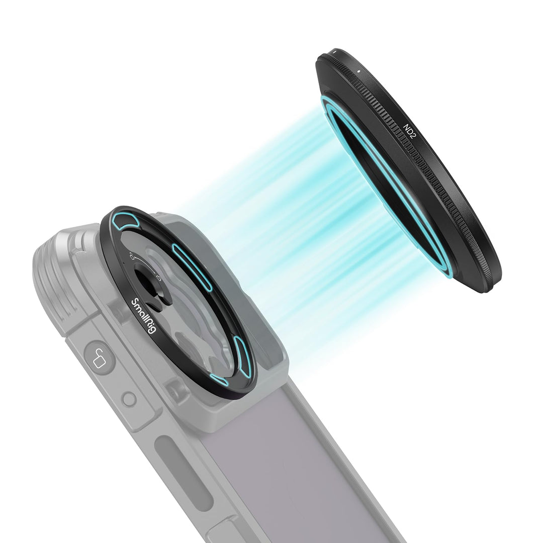 SMALLRIG 52mm Magnetischer Variabler ND-Filtersatz, ND2-ND32 (1–5 Blendenstufen) VND-Filter mit M-Mo