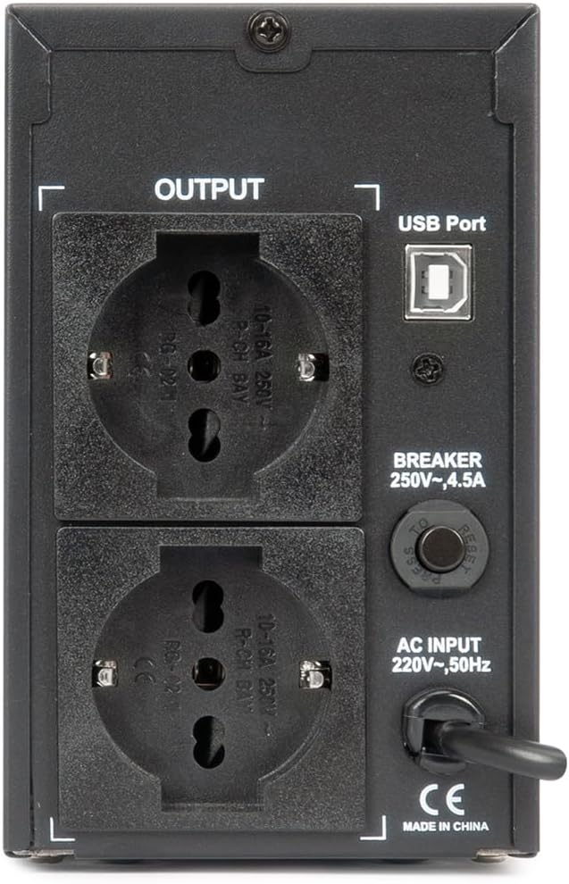 VulTech UPS650VA-LFP-NAS Desktop USV NAS Unterbrechungsfreie Stromversorgung für Synology/QNAP/Netzw