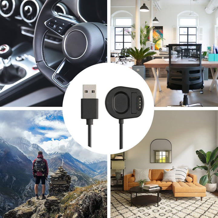 kwmobile USB Kabel Charger kompatibel mit Suunto 7 Ladekabel - Smart Watch Ersatzkabel - Fitnesstrac